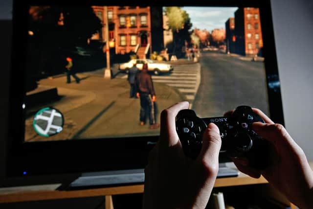Grand Theft Auto IV being played on a Playstation 3. (Picture: Cate Gillon/Getty Images)