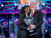 He's the greatest dancer and he's got the Strictly glitterball to prove it - Bill Bailey with Oti Mabuse