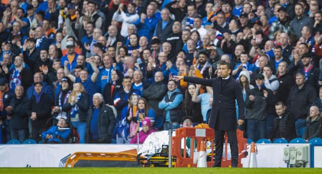Rangers manager Giovanni van Bronckhorst expects a big support in Seville. (Photo by Alan Harvey / SNS Group)
