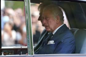 King Charles III returning to Clarence House, London, after he was formally proclaimed monarch by the Privy Council, and held audiences at Buckingham Palace with political and religious leaders following the death of Queen Elizabeth II on Thursday. Picture date: Saturday September 10, 2022.