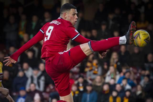 Aberdeen striker Christian Ramirez.