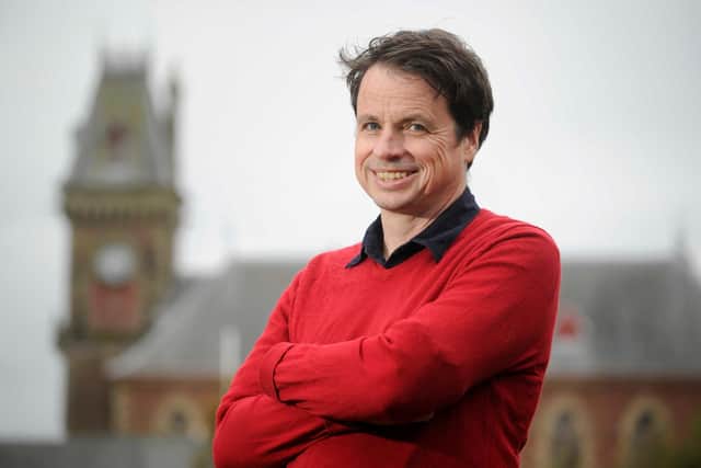 Outgoing Wigtown Book Festival artistic director Adrian Turpin