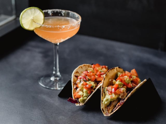 Margaritas and tacos at Brunswick Book Club