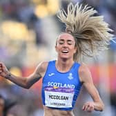 Eilish McColgan is suffering from a knee injury.