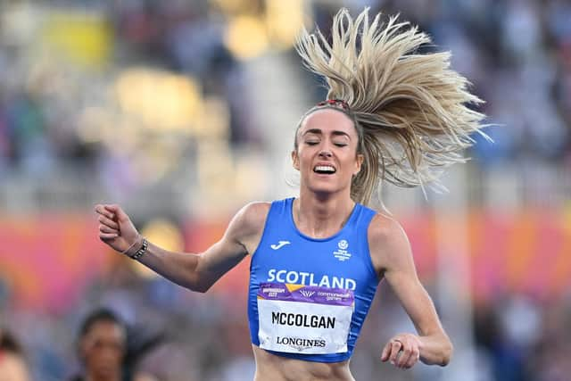 Eilish McColgan is suffering from a knee injury.