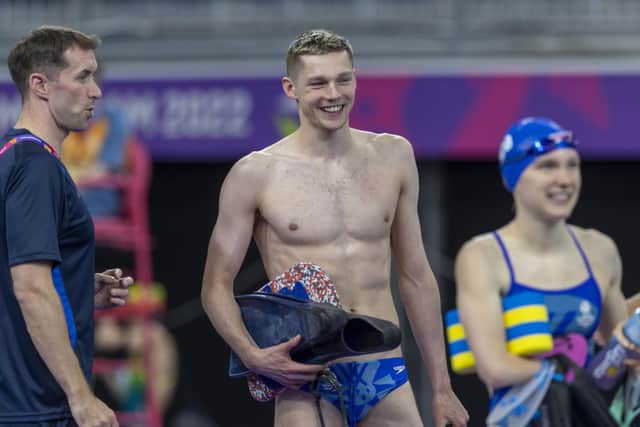 Decorated swimmer Duncan Scott is among the Team Scotland athletes in action on day two of the 2022 Commonwealth Games in Birmingham. Pic: Jeff Holmes / JSHPIX
