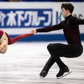 Anastasia Vaipan-Law and Luke Digby from Dundee during last year's World Figure Skating Championships.