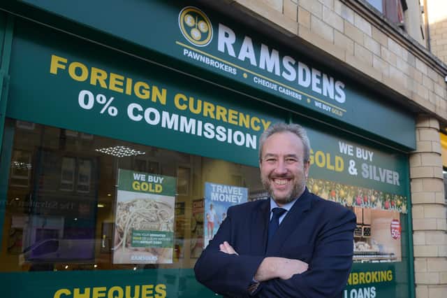 Peter Kenyon, chief executive of Ramsdens – which is temporarily closing all 161 of its UK stores. Picture: Jon Savage.