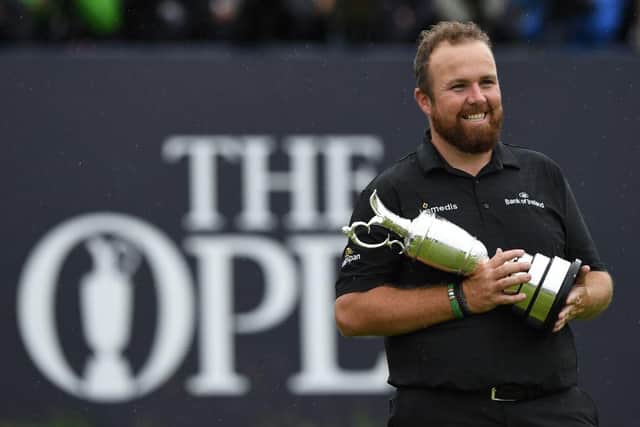 Shane Lowry with the Claret Jug after his  win in the last staging in 2019. Picture: Glyn Kirk/AFPvia Getty Images.
