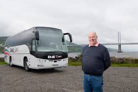 Donald Mathieson, owner of D&E Coaches, which is launching the new tour service. Picture: Ewen Weatherspoon