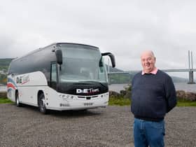 Donald Mathieson, owner of D&E Coaches, which is launching the new tour service. Picture: Ewen Weatherspoon