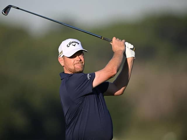David Drysdale in action during the DS Automobiles Italian Open 2022 at Marco Simone Golf Club in September. Picture: Stuart Franklin/Getty Images.