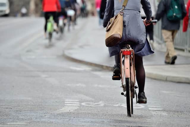 The map aims to make cycling easier for those who are still travelling to and from work each day during the lockdown (Photo: Shutterstock)