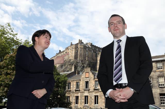 Douglas Ross has split with the UK Conservatives on the policy issue of Universal Credit