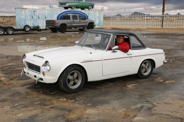 Mike with the Datsun 2000 that stole his heart