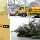 The weather warnings are set to bring severe disruption over the course of three days.