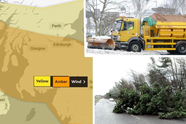 The weather warnings are set to bring severe disruption over the course of three days.