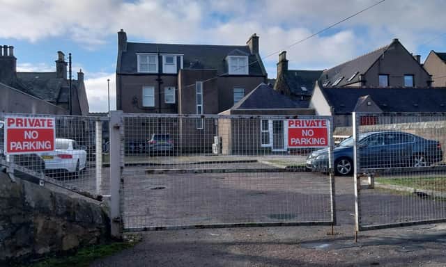The site of the new Ellon car wash
