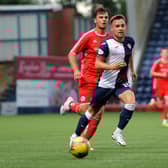 Lewis Vaughan in action for Raith this season (Pic: Fife Photo Agency)