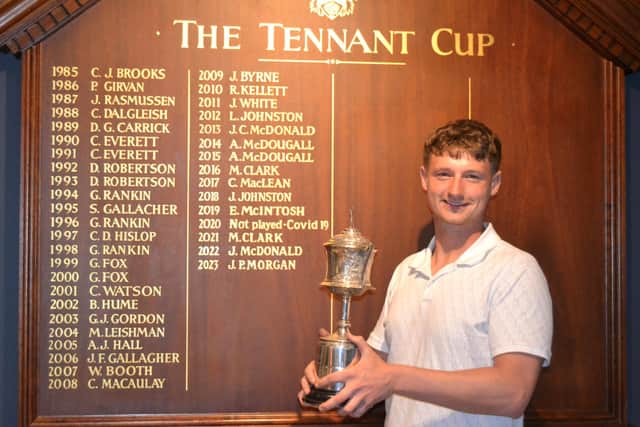 Portlethen's Ben Murray joined some well-known names, including LIV Golf player Marc Leishman, by winning the Tennant Cup. Picture: Glasgow Golf Club