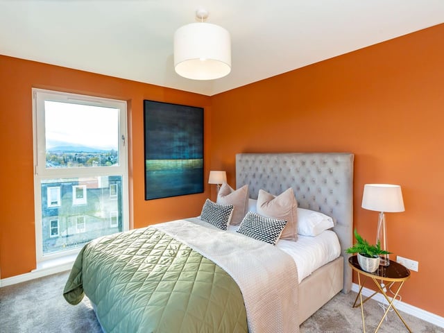 Bedroom of exclusive penthouses at The Wireworks, development