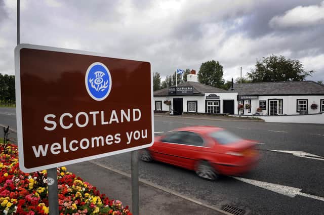 If Scotland became independent and joined the EU, the border with England would become more significant (Picture: Andy Buchanan/AFP via Getty Images)