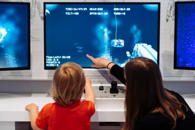 There are lots of hi-tech displays and interactive experiences on offer at Dynamic Earth's new Discover the Deep exhibition, which will form part of the museum's permanent collection. Picture: Majdanik Photography