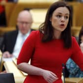 Kate Forbes denied the Scottish Government was hoarding cash