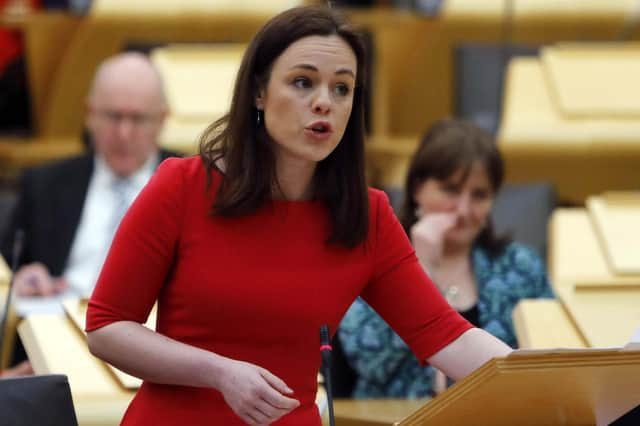 Kate Forbes denied the Scottish Government was hoarding cash