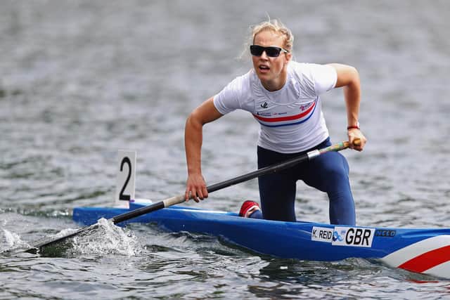 Scottish canoe sprint athlete Katie Reid joins the team for Tokyo, competing in the C1 200m event.