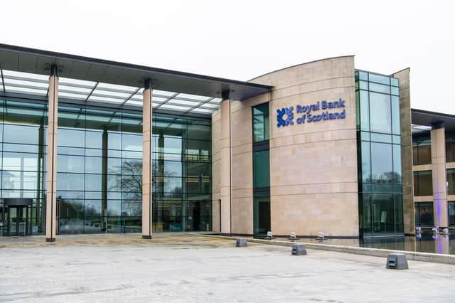 The bank first announced its intention to change its parent company name in February stressing that there would be no change to its customer-facing brands, with branches in Scotland continuing to operate under the historic Royal Bank of Scotland banner. Picture: Ian Georgeson