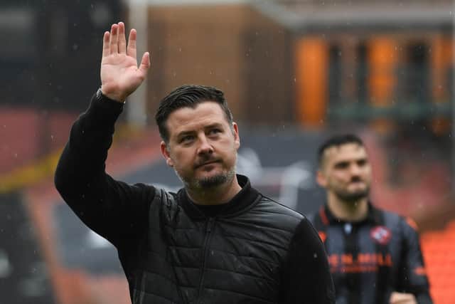 Tam Courts has left Dundee United after one season in charge.