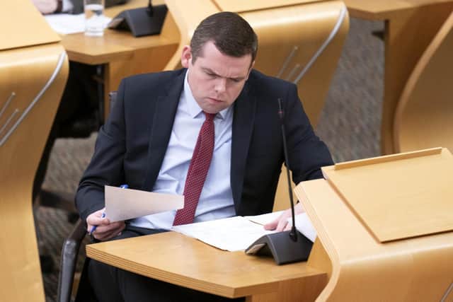 Scottish Conservative leader Douglas Ross could face some tough choices ahead.