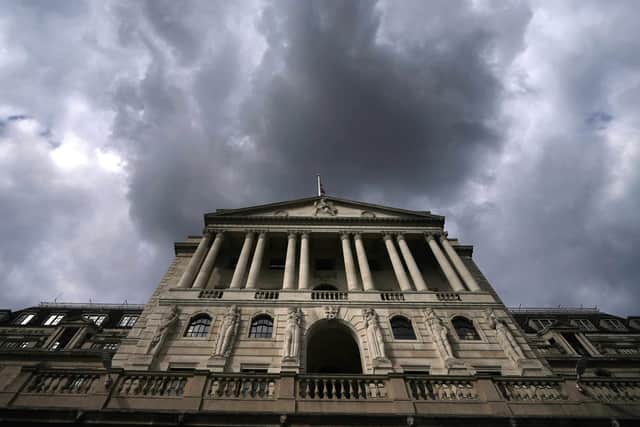 Inflation continues to run well above the 2% target set by the Bank of England, above.