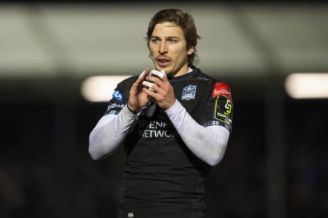 Sebastian Cancelliere is back in the Glasgow Warriors team after a long injury lay-off. (Photo by Ross MacDonald / SNS Group)