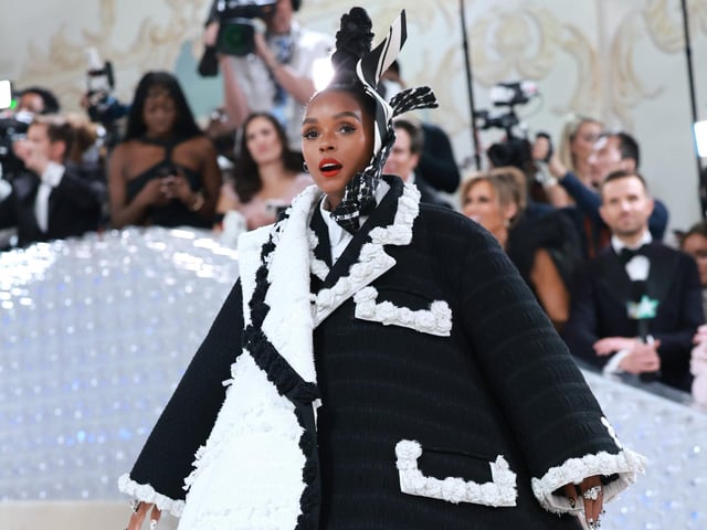 Actress and singer Janelle Monáe attends the 2023 Met Gala.