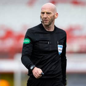 Referee Bobby Madden has been forced to drop out of tonight's game. Picture: SNS