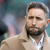 Hibs manager Lee Johnson takes his team to Motherwell this afternoon.
