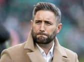 Hibs manager Lee Johnson takes his team to Motherwell this afternoon.
