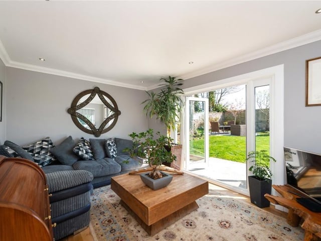 Family room or fifth bedroom.