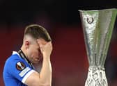 A goal in the Scottish Cup final for Aaron Ramsey would create a slice of history to ensure his penalty shoot-out miss in the Europa League Cup final loss wouldn't be all his Ibrox loan stint would be remembered for. (Photo by Alex Pantling/Getty Images)