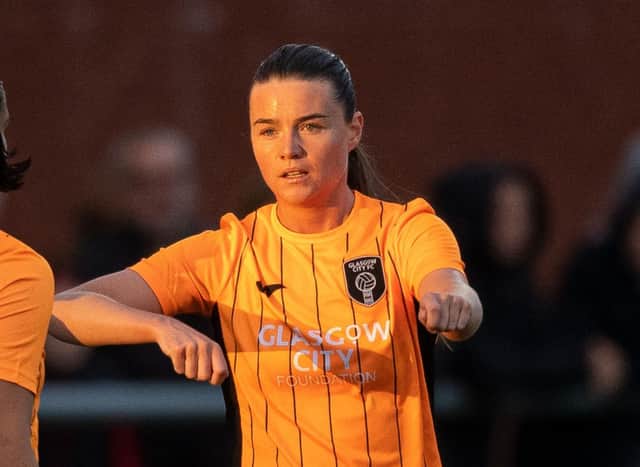 Glasgow City legend Clare Shine has retired from football. Cr: SNS Group