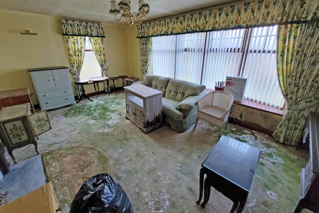 The property has a good sized lounge.