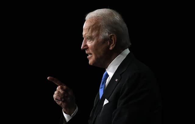 Former vice-president and Democratic presidential nominee Joe Biden accepted the Democratic Party nomination for US president on Thursday night (Getty Images)
