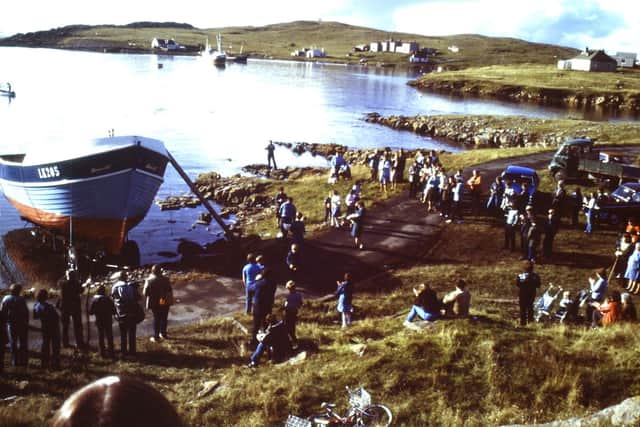 Picture of local island life on Shetland in the 70s picture: Nick Dymond