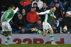 Hibs' Kevin Nisbet has been in excellent form since returning from injury.  (Photo by Craig Williamson / SNS Group)