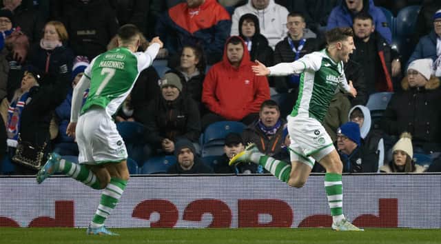 Hibs' Kevin Nisbet has been in excellent form since returning from injury.  (Photo by Craig Williamson / SNS Group)