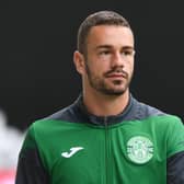 Hibs Croatian full-back Marijan Cabraja has been back to his homeland for a family funeral. Photo by Mark Scates / SNS Group
