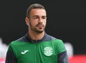 Hibs Croatian full-back Marijan Cabraja has been back to his homeland for a family funeral. Photo by Mark Scates / SNS Group