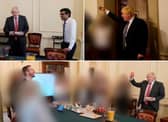 Here are all nine photos included in the Sue Gray report of Downing Street and Cabinet Office parties and events.